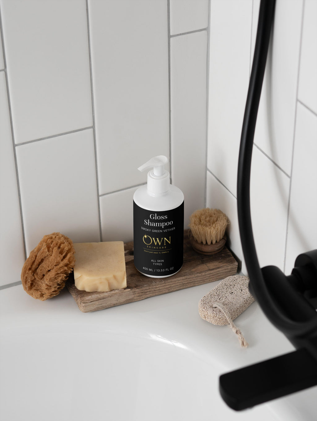 Gloss Shampoo, Smoky Green Vetiver