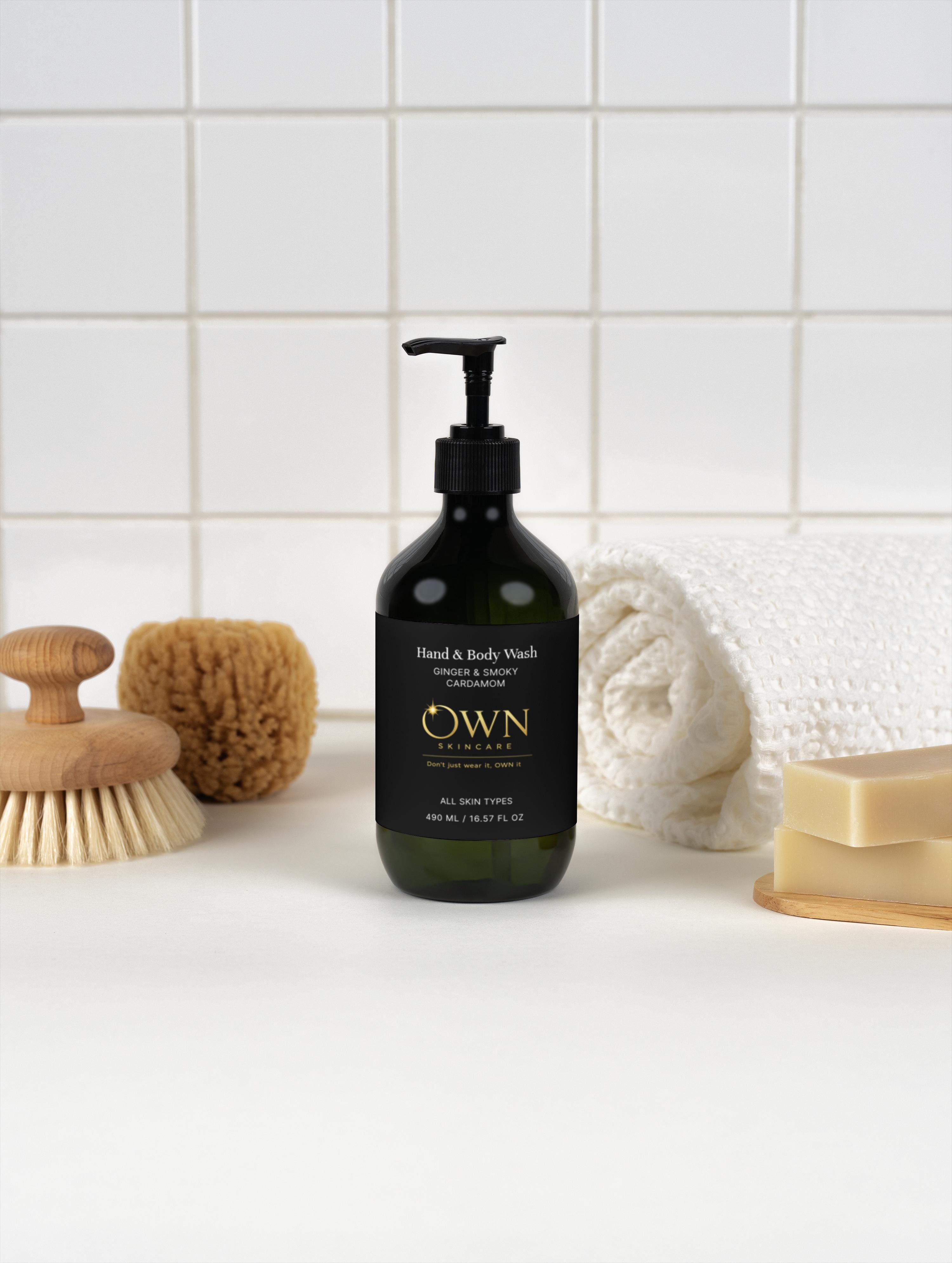 Hand & Body Wash, Ginger & Smoky Cardamom