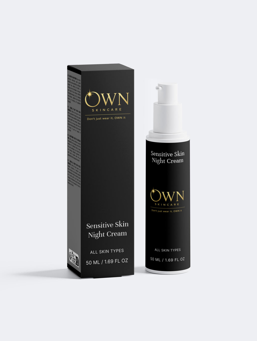 Sensitive Skin Overnight Cream, Fragrance-Free