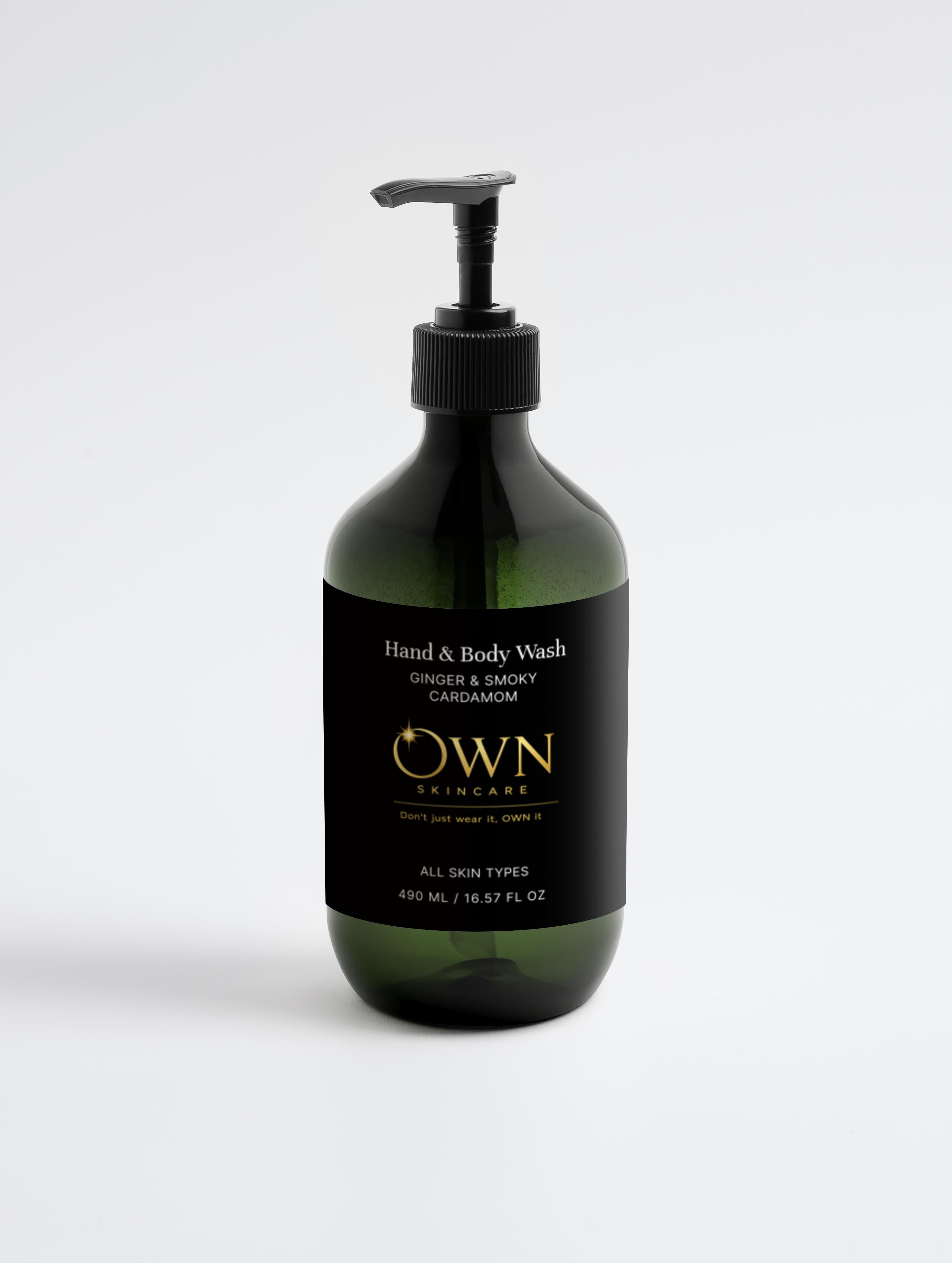 Hand & Body Wash, Ginger & Smoky Cardamom