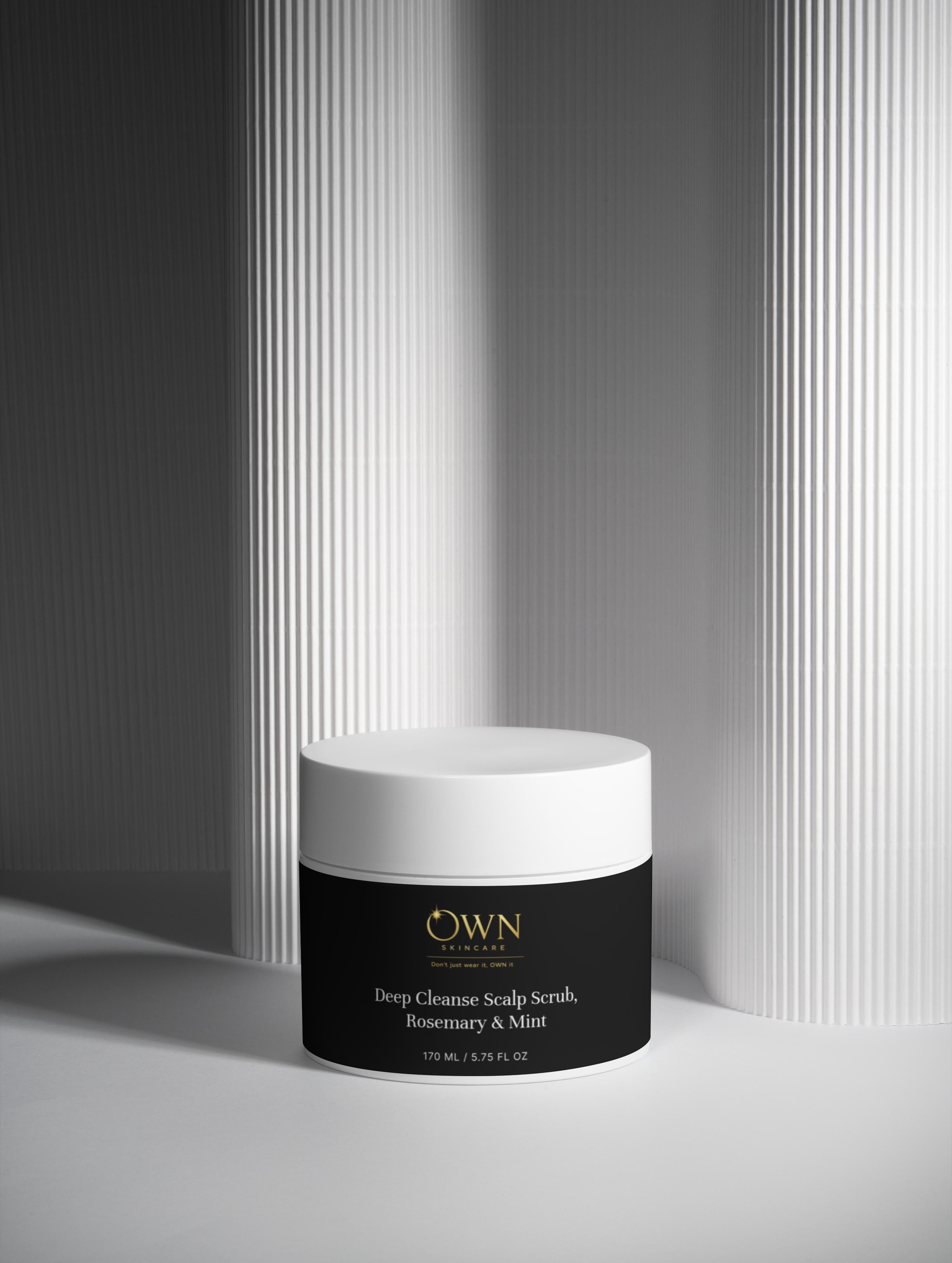 Deep Cleanse Scalp Scrub, Rosemary & Mint