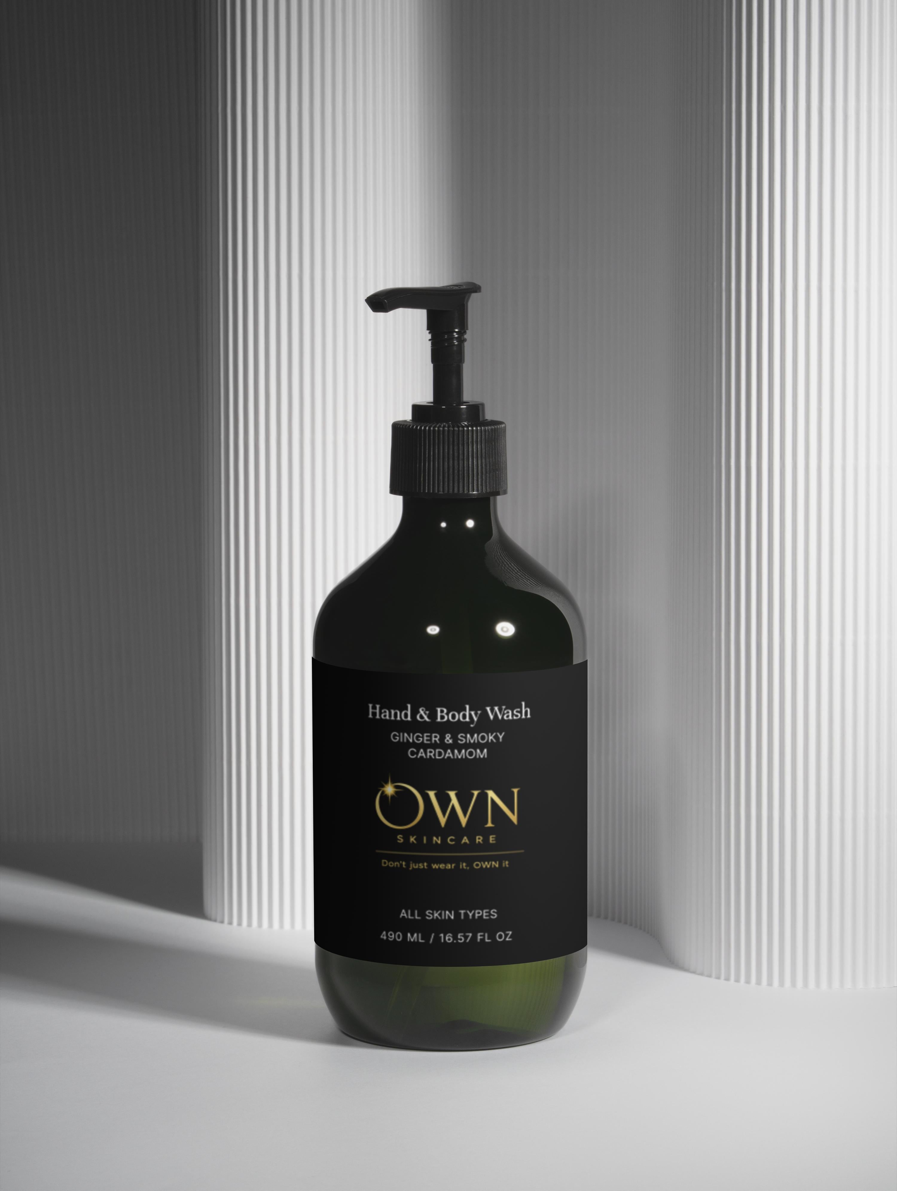 Hand & Body Wash, Ginger & Smoky Cardamom