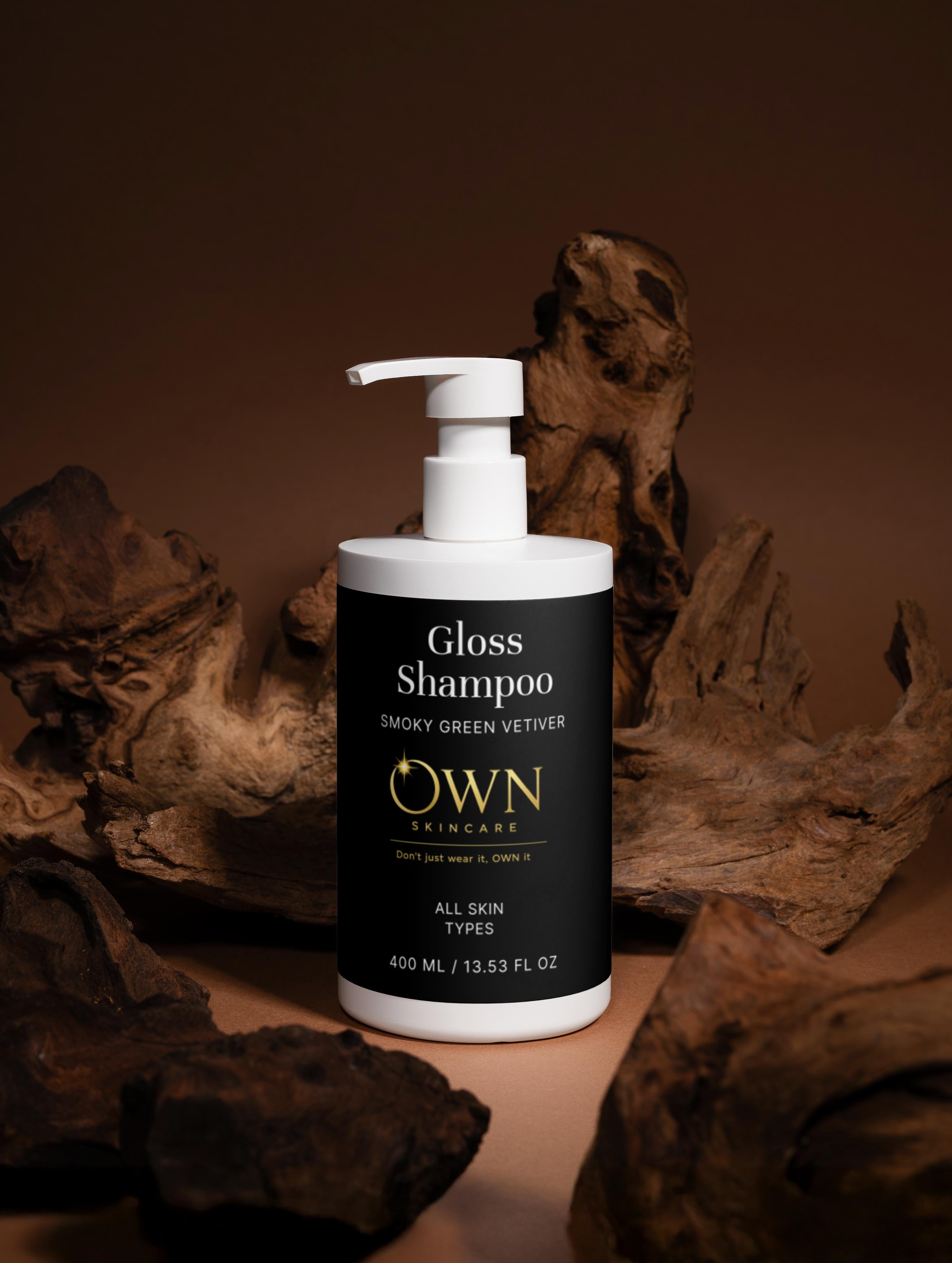 Gloss Shampoo, Smoky Green Vetiver
