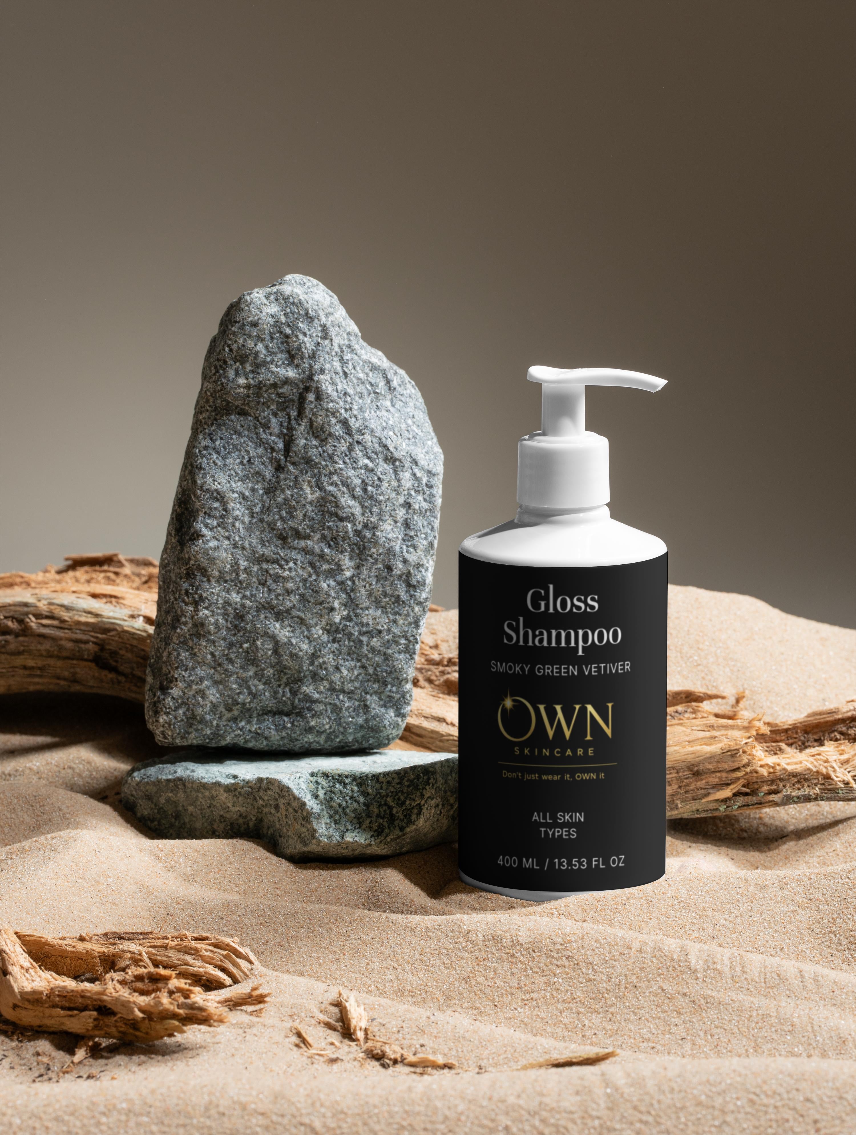 Gloss Shampoo, Smoky Green Vetiver