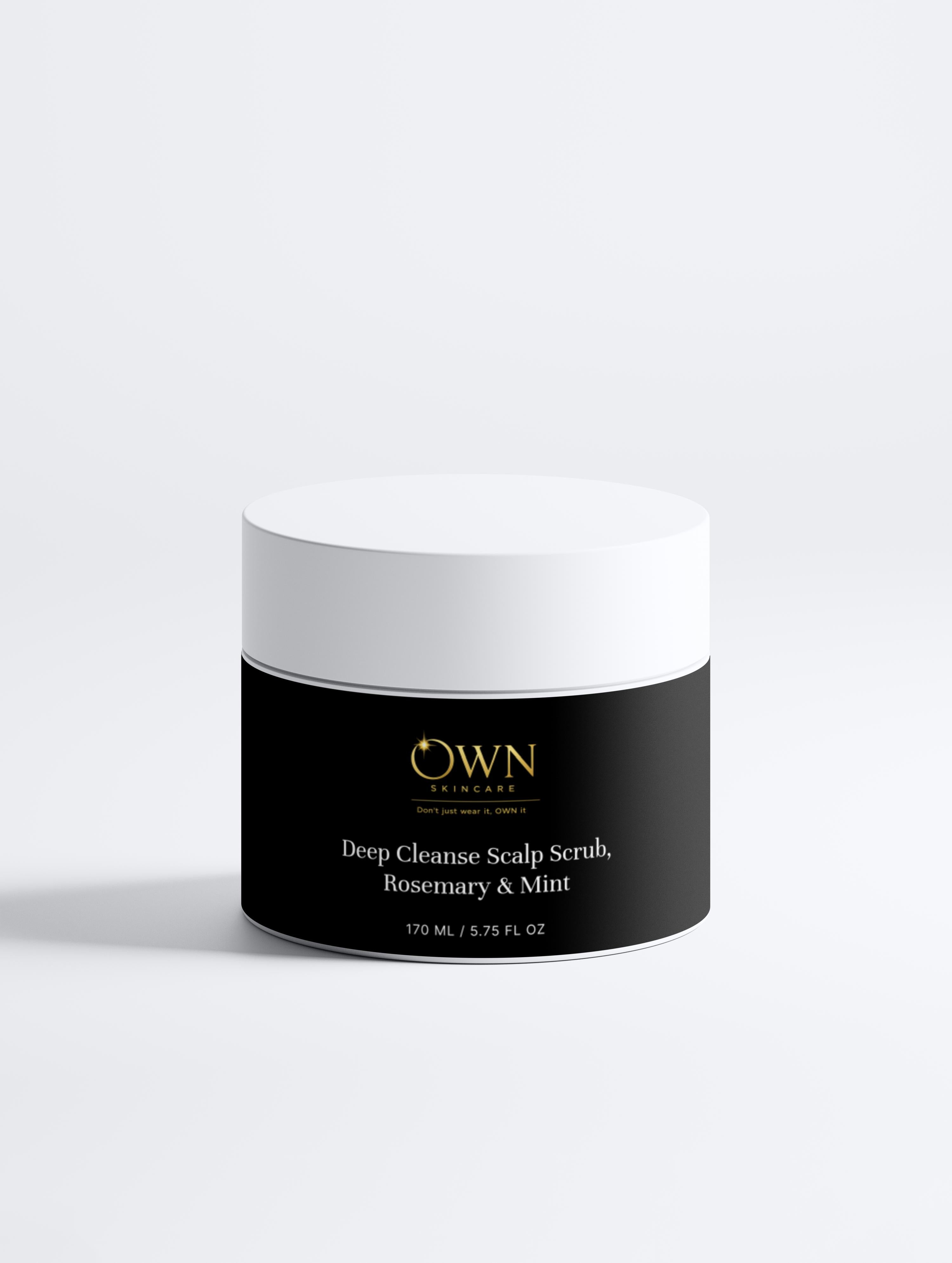 Deep Cleanse Scalp Scrub, Rosemary & Mint